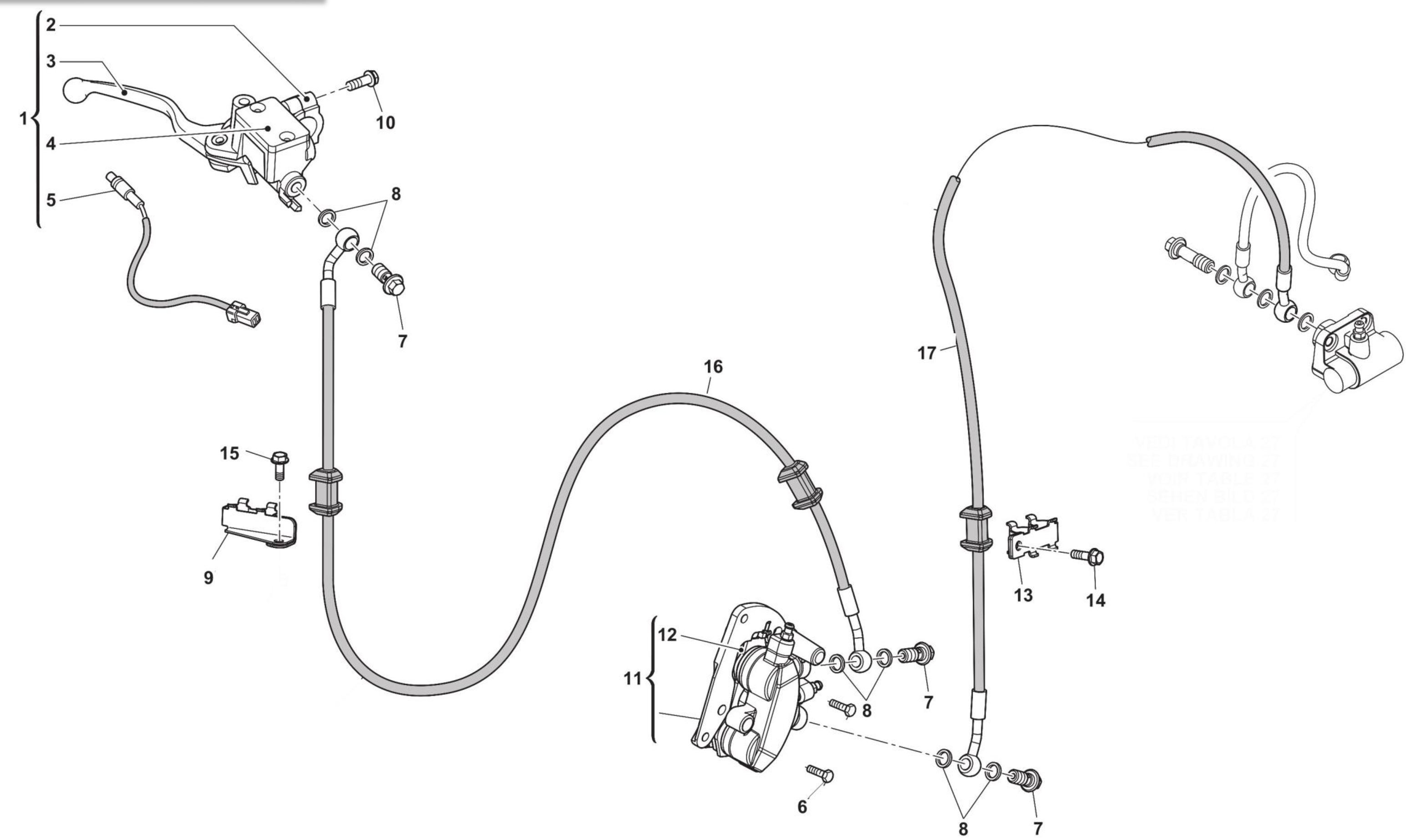 Bremssystem vorne Bremssystem vorne