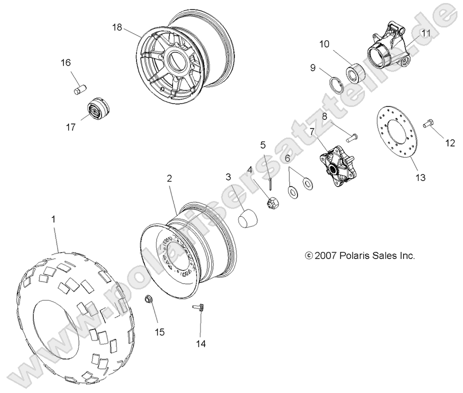 WHEELS, REAR WHEELS, REAR