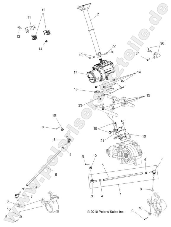 STEERING, STEERING POST ASM. STEERING, STEERING POST ASM.