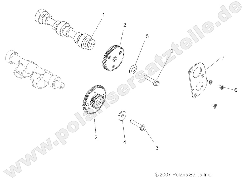 ENGINE, CAMSHAFT and GEARS ENGINE, CAMSHAFT and GEARS