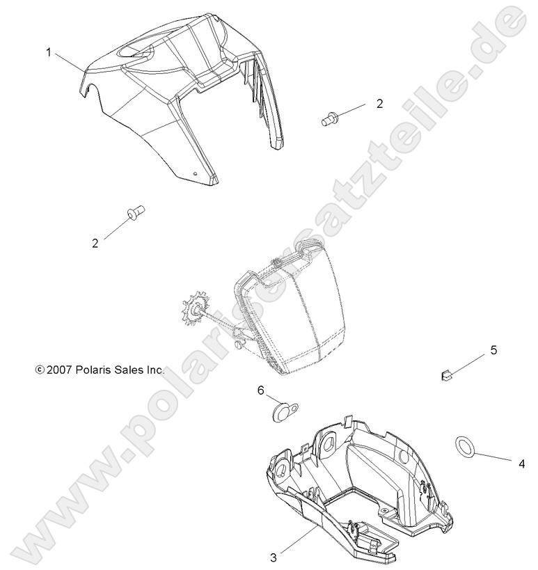 BODY, HEADLIGHT POD BODY, HEADLIGHT POD