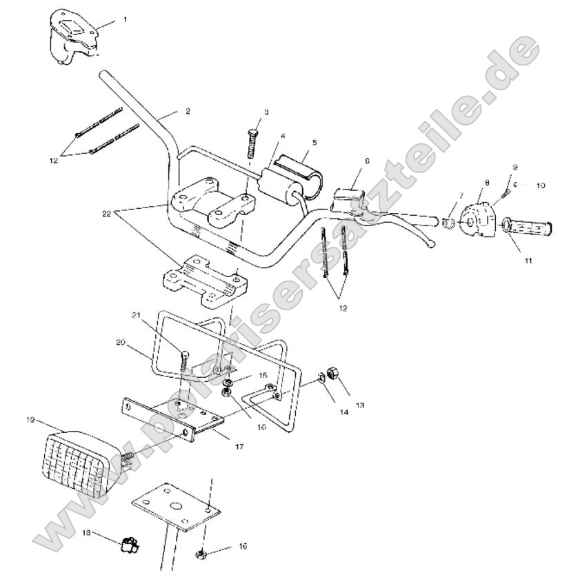 Handlebar/Headlight Handlebar/Headlight