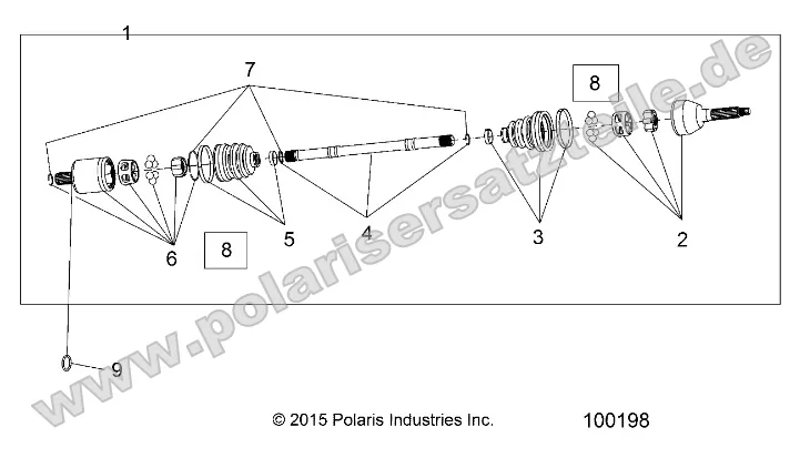 Drive Train, Front Half Shaft Drive Train, Front Half Shaft