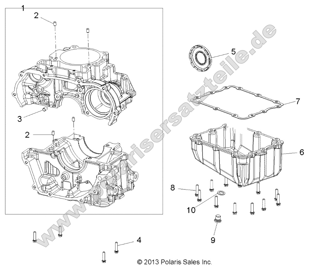 Engine, Crankcase and Oil Sump Engine, Crankcase and Oil Sump