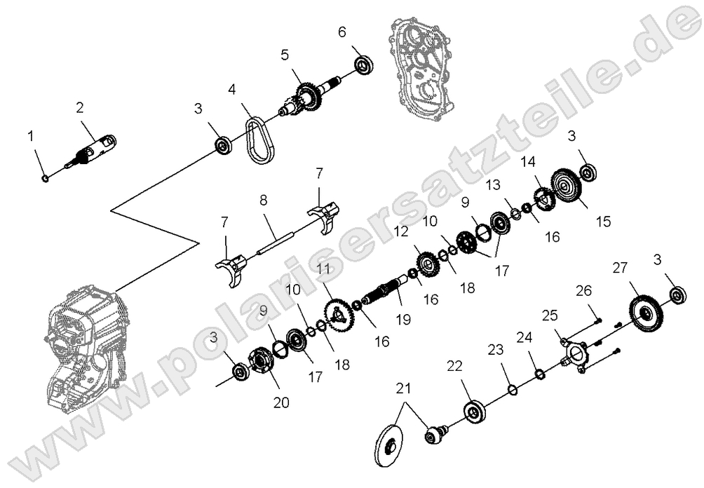 TRANSMISSION, INTERNAL TRANSMISSION, INTERNAL