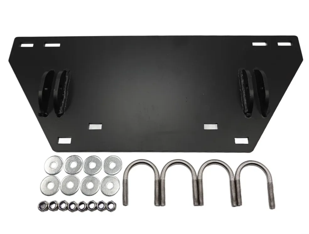 TMP Schneeschild Montageplatte für WARN Centermontage - QJ Motor SFA 600 / SFA 1000