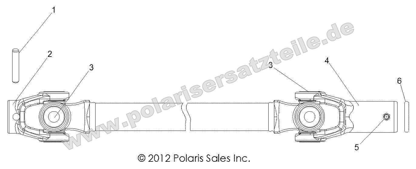 Drive Train, Front Prop Shaft