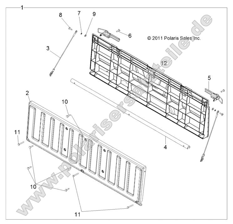 Body, Tailgate Asm. Body, Tailgate Asm.