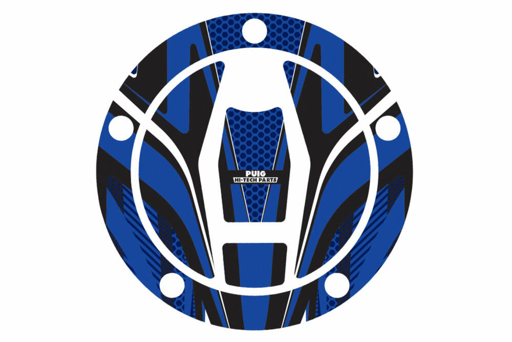 PUIG TANKDECKEL-ABDECKUNG MOD. RADICAL KAWASAKI F/BLAU - 9049A