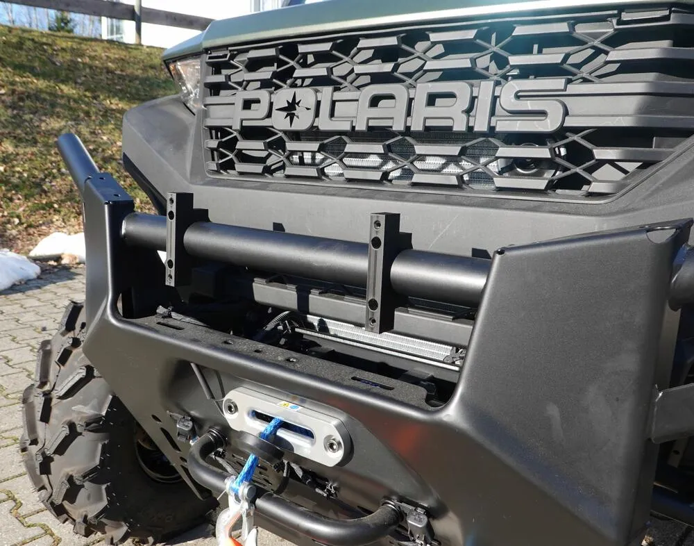 TMP Kennzeichenhalter vorne / Nummernschildhalterung - Polaris Ranger 1000 / Diesel / Kinetic