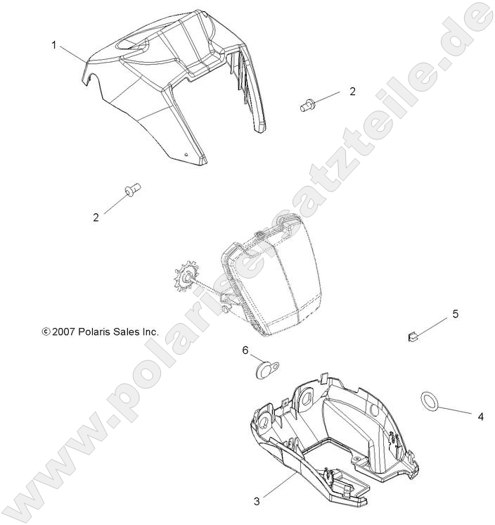 BODY, HEADLIGHT POD BODY, HEADLIGHT POD