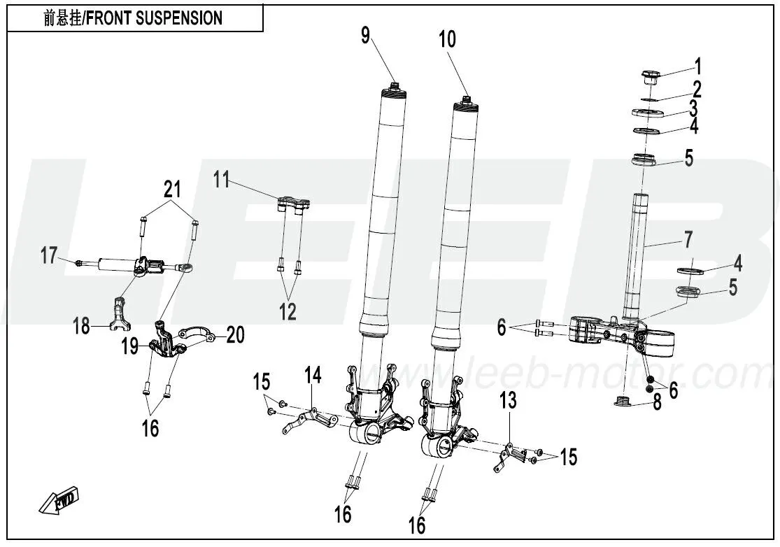 Vorderradaufhängung Vorderradaufhängung