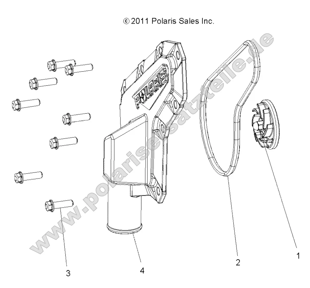 Engine, Waterpump Impeller and Cover Engine, Waterpump Impeller and Cover