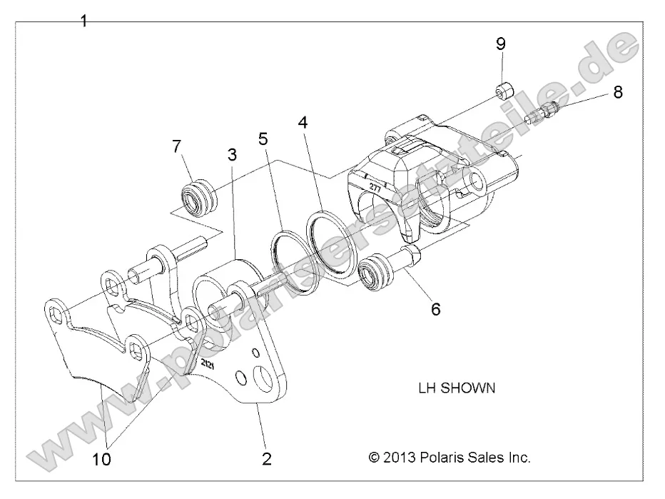 Brakes, Caliper, Front Brakes, Caliper, Front