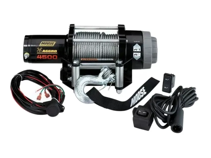 Moose_Utility_UTV_Seilwinde_AGGRO_4500_12V_2041_kg___Stahlseil_45050787 Moose Utility UTV Seilwinde AGGRO 4500 / 12V / 2041 kg - Stahlseil
