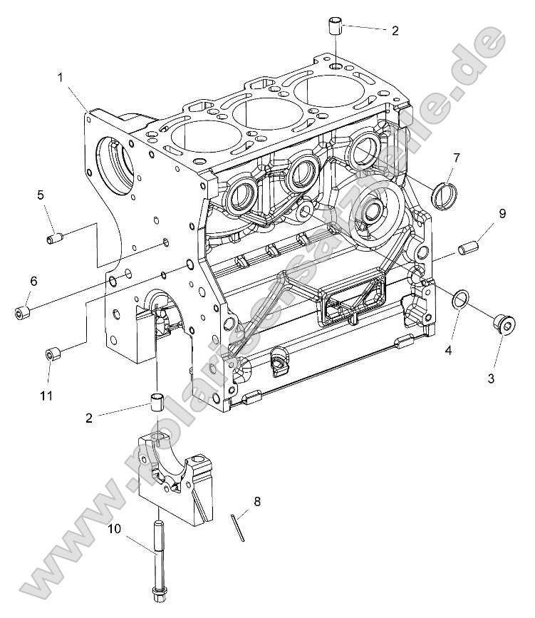 Engine, Crankcase Engine, Crankcase