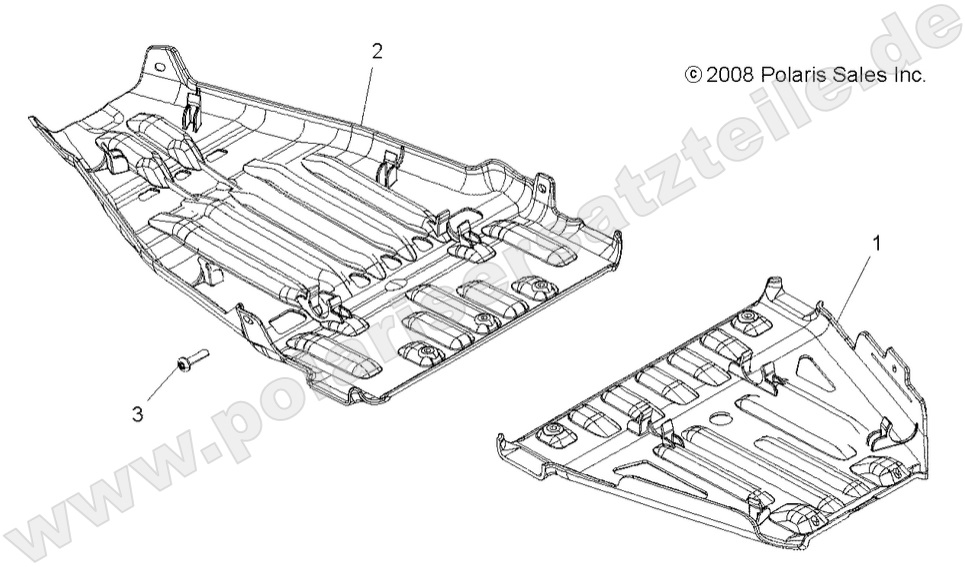 BODY, SKID PLATES BODY, SKID PLATES