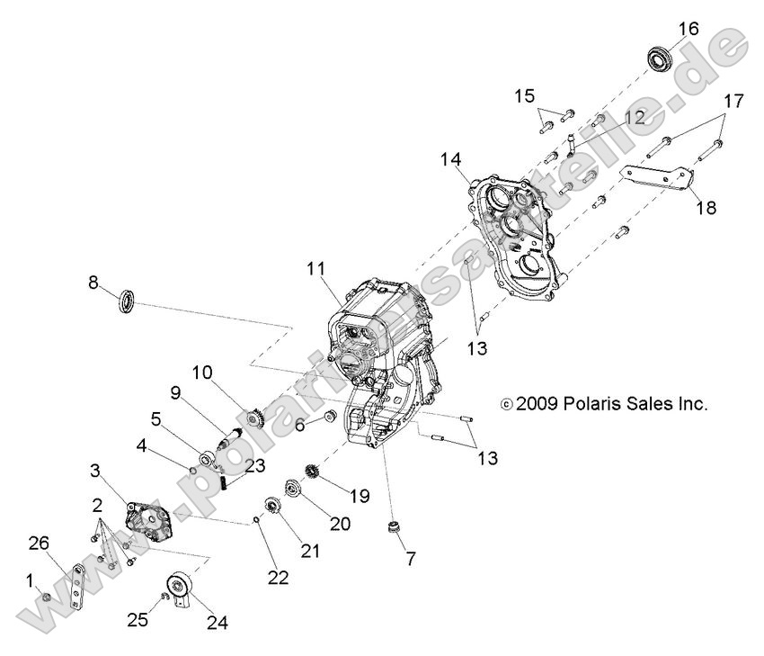 Drive Train, Main Gearcase