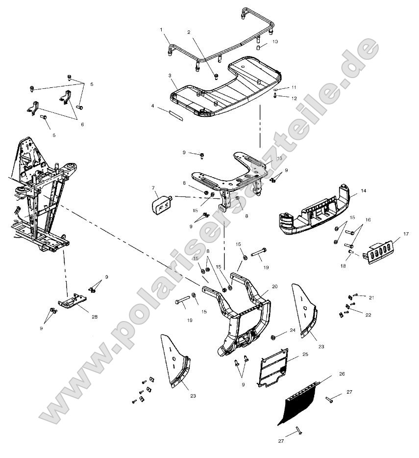Front Rack and Bumper Mounting Front Rack and Bumper Mounting