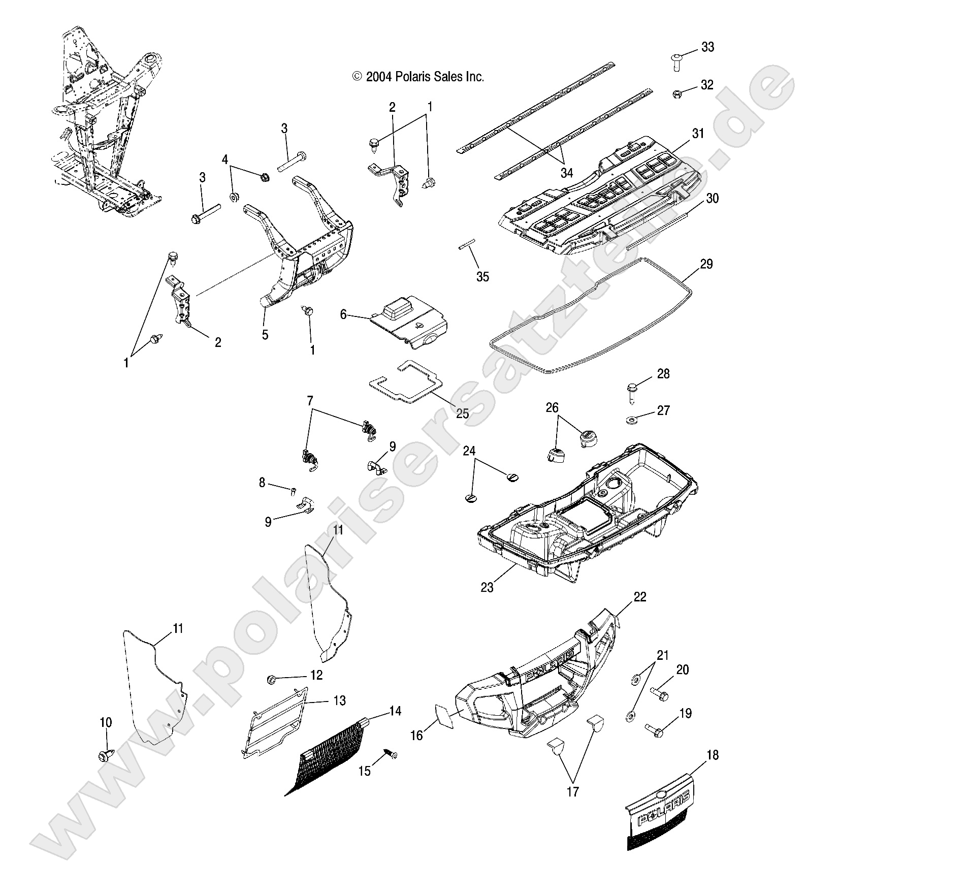 FRONT STORAGE and BUMPER MOUNTING FRONT STORAGE and BUMPER MOUNTING