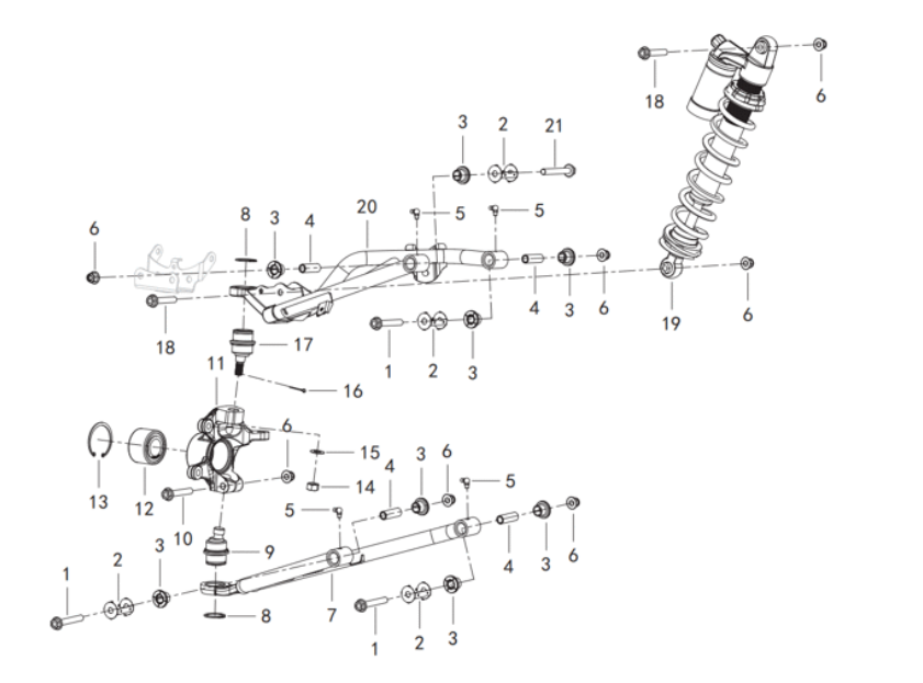 Vorderradaufhängung - Nr.2