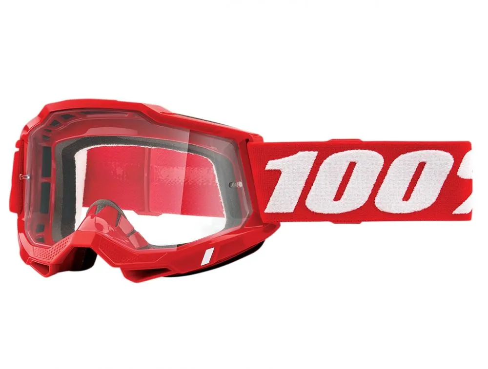 100__Crossbrille_Accuri_2___rot___klares_Glas_50013_00005 100% Crossbrille Accuri 2 - rot - klares Glas