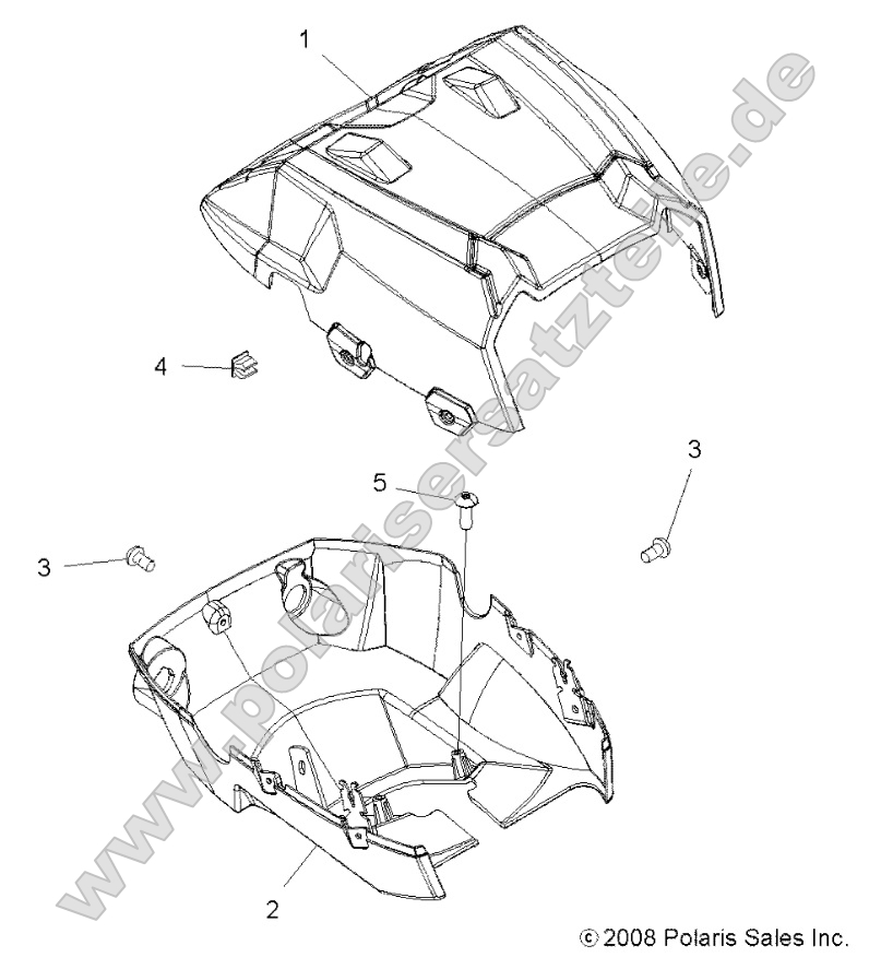 Body, Headlight Pod Body, Headlight Pod