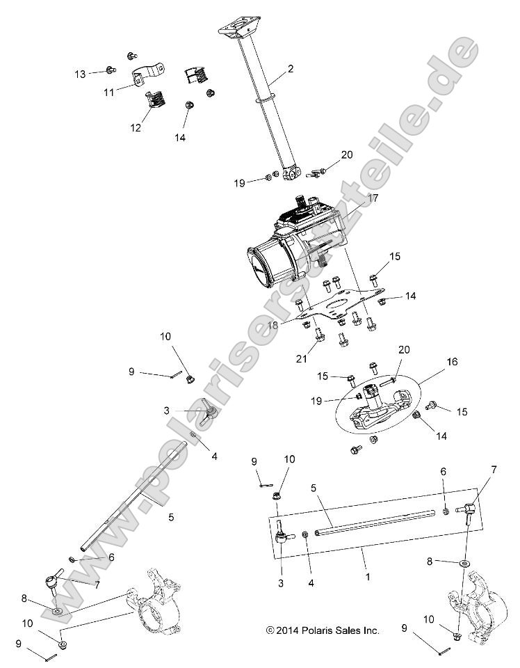 Steering, Steering Post Asm. (A16SVS95CM) Steering, Steering Post Asm. (A16SVS95CM)