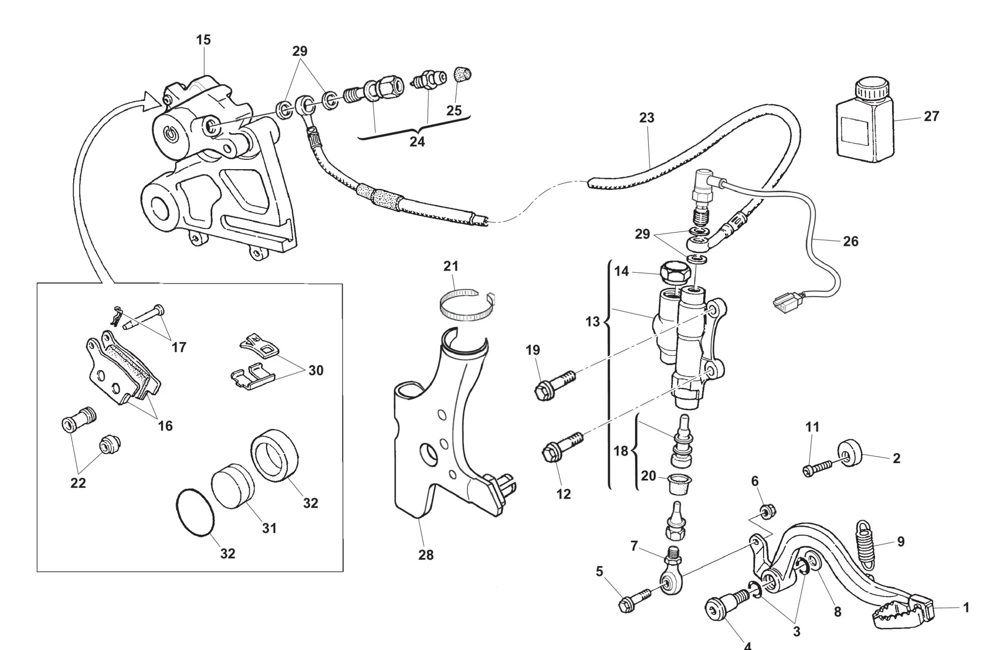 Bremssystem hinten Bremssystem hinten