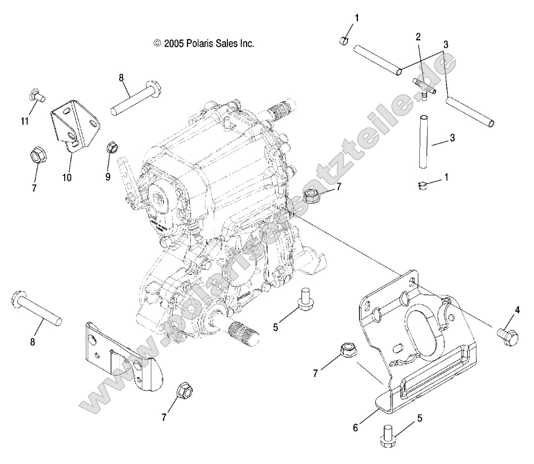 Drive Train, Main Gearcase Mounting