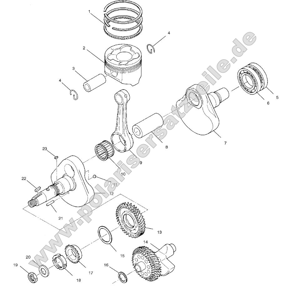 Crankshaft and Piston