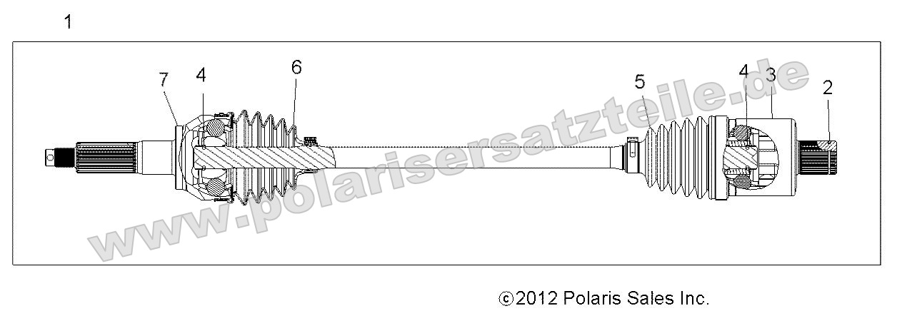 Drive Train, Rear Drive Shaft