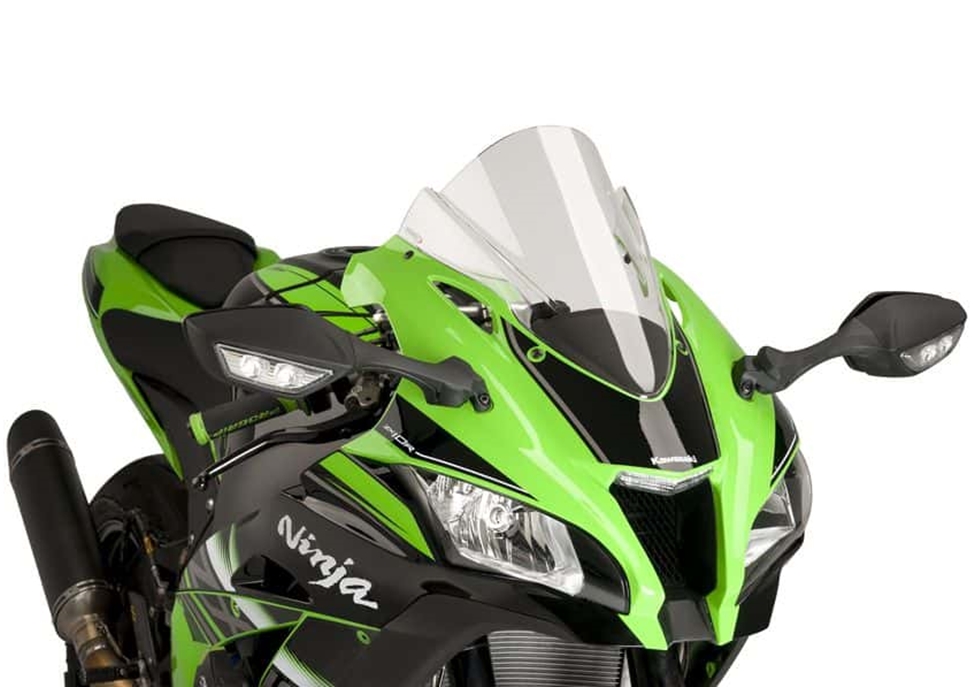 Puig Racing Verkleidungsscheibe Transparent - Kawasaki ZX-10R /RR Ninja 2016-20