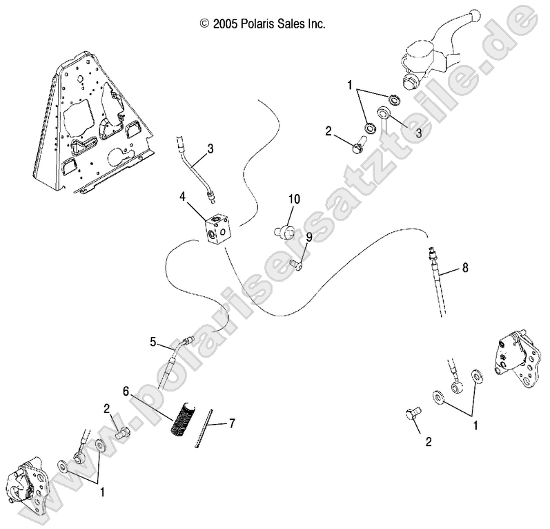 BRAKE LINES, FRONT BRAKE LINES, FRONT