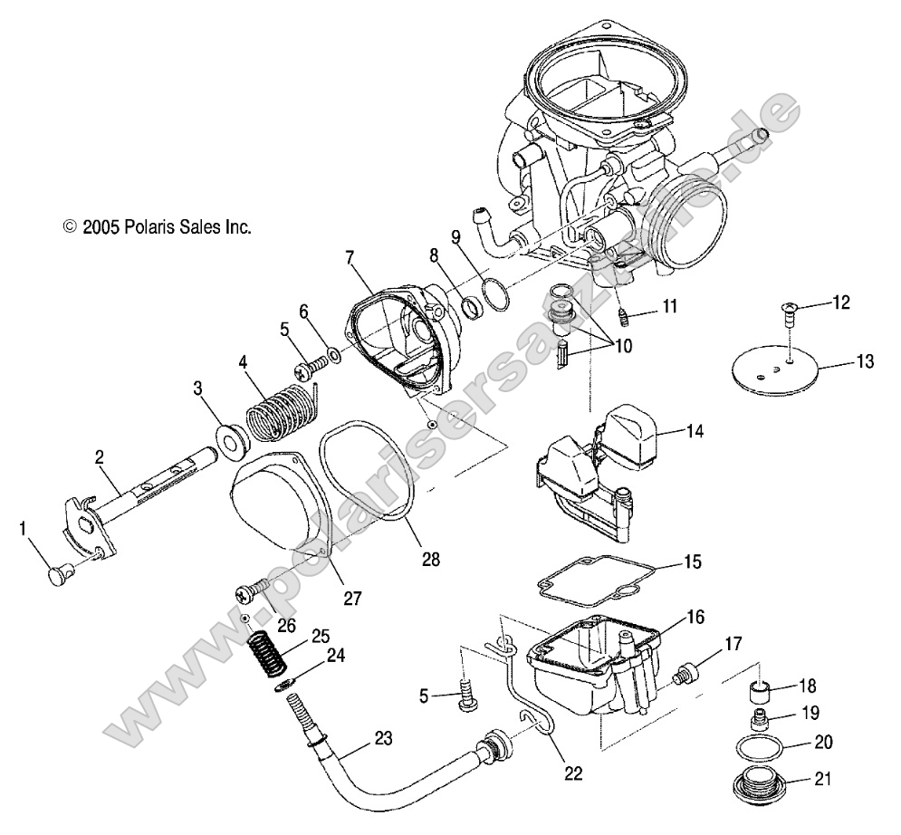 Engine, Carburetor, Lower Engine, Carburetor, Lower