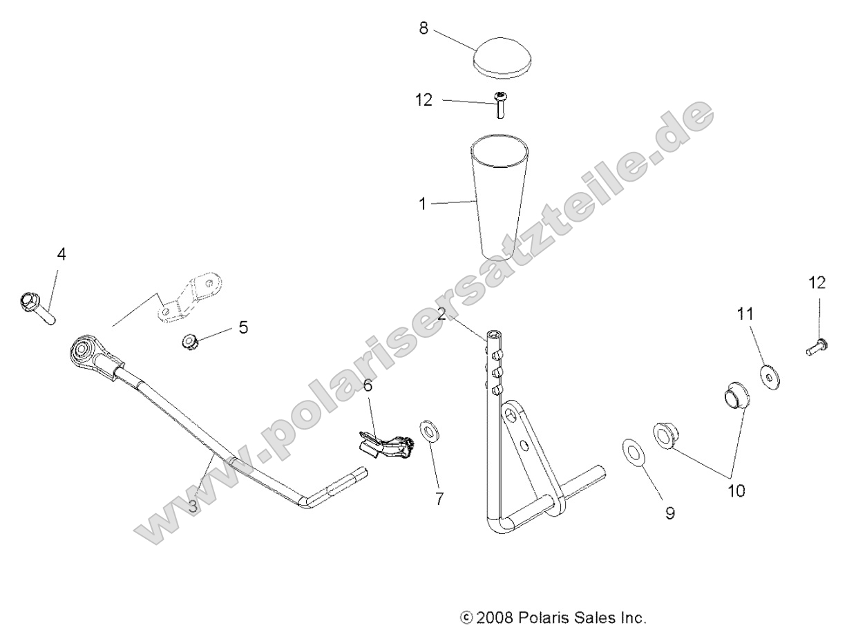 Drive Train, Gear Selector Drive Train, Gear Selector