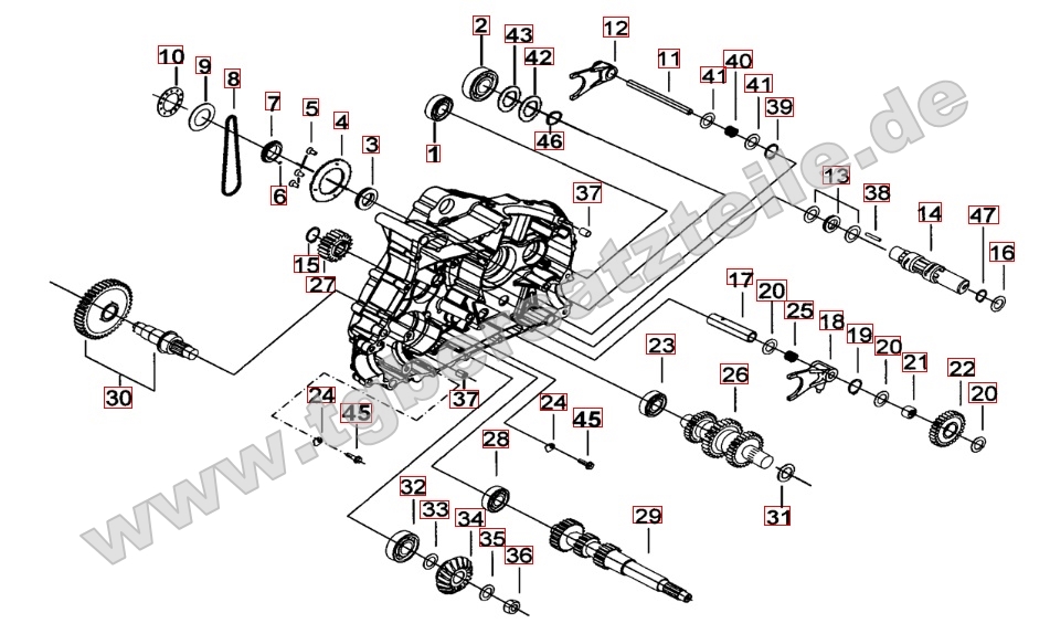 Motorgehäuse links (2)
