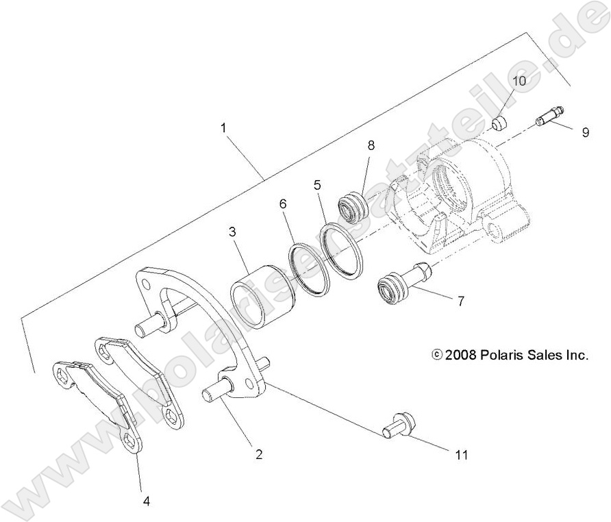 BRAKES, FRONT CALIPER