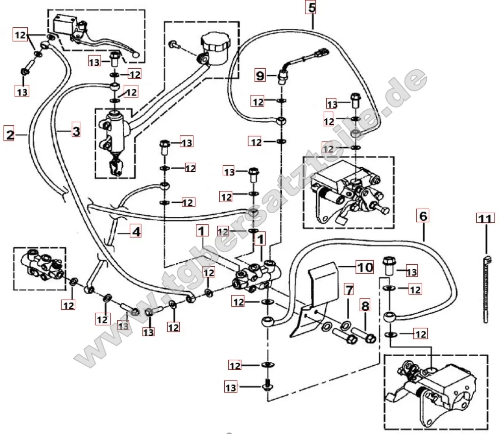 Bremsanlage hinten Bremsanlage hinten