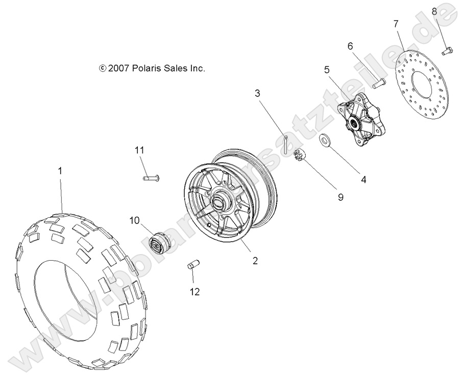 WHEELS, FRONT WHEELS, FRONT