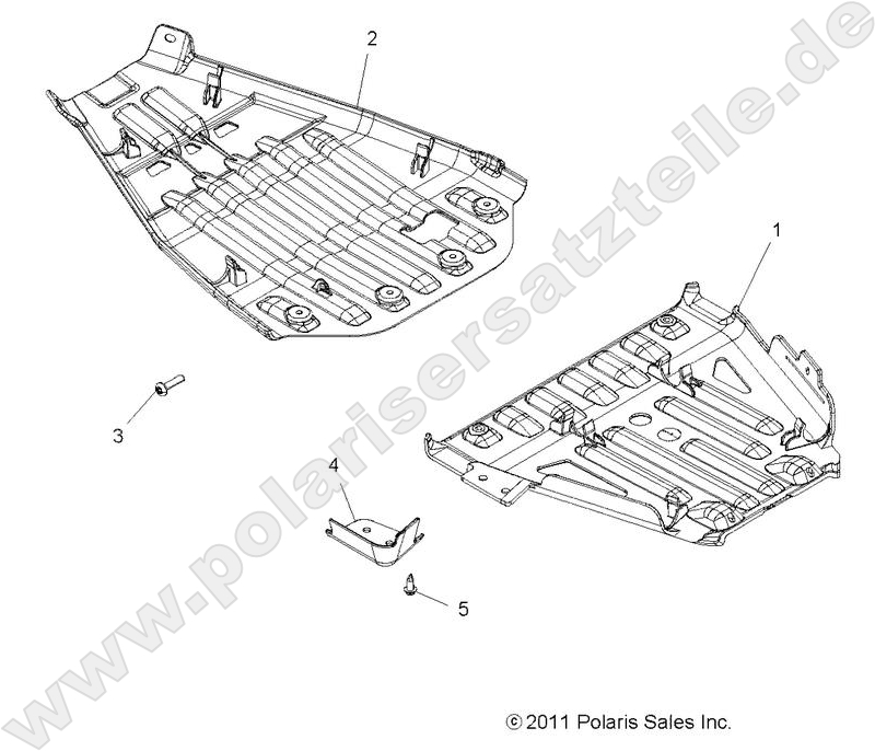 BODY, SKID PLATES BODY, SKID PLATES
