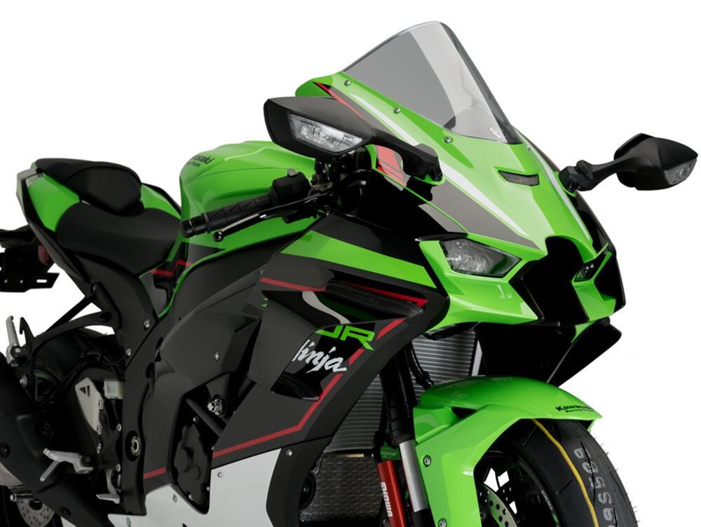 Puig Sport Side Downforce Spoiler - schwarz - Kawasaki ZX10-R /R Ninja 2021-23
