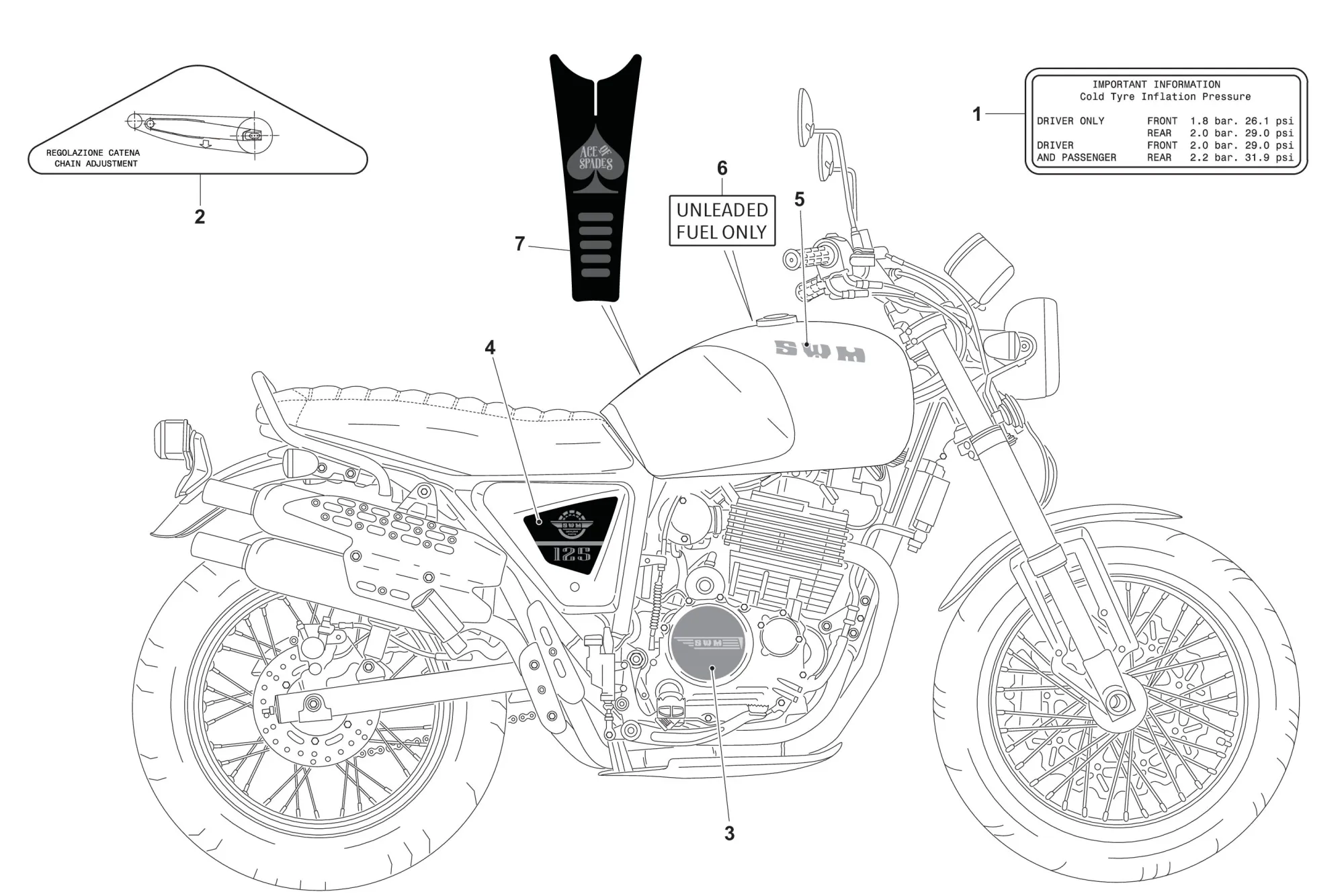 Aufkleber Ace of Spades Aufkleber Ace of Spades