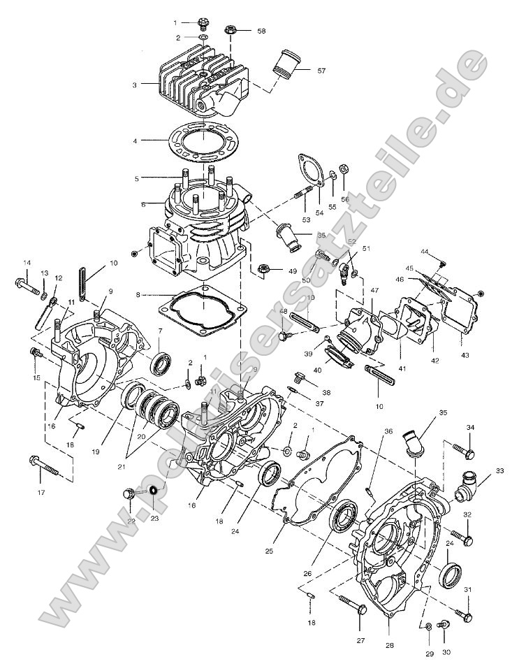 Crankcase and Cylinder Crankcase and Cylinder