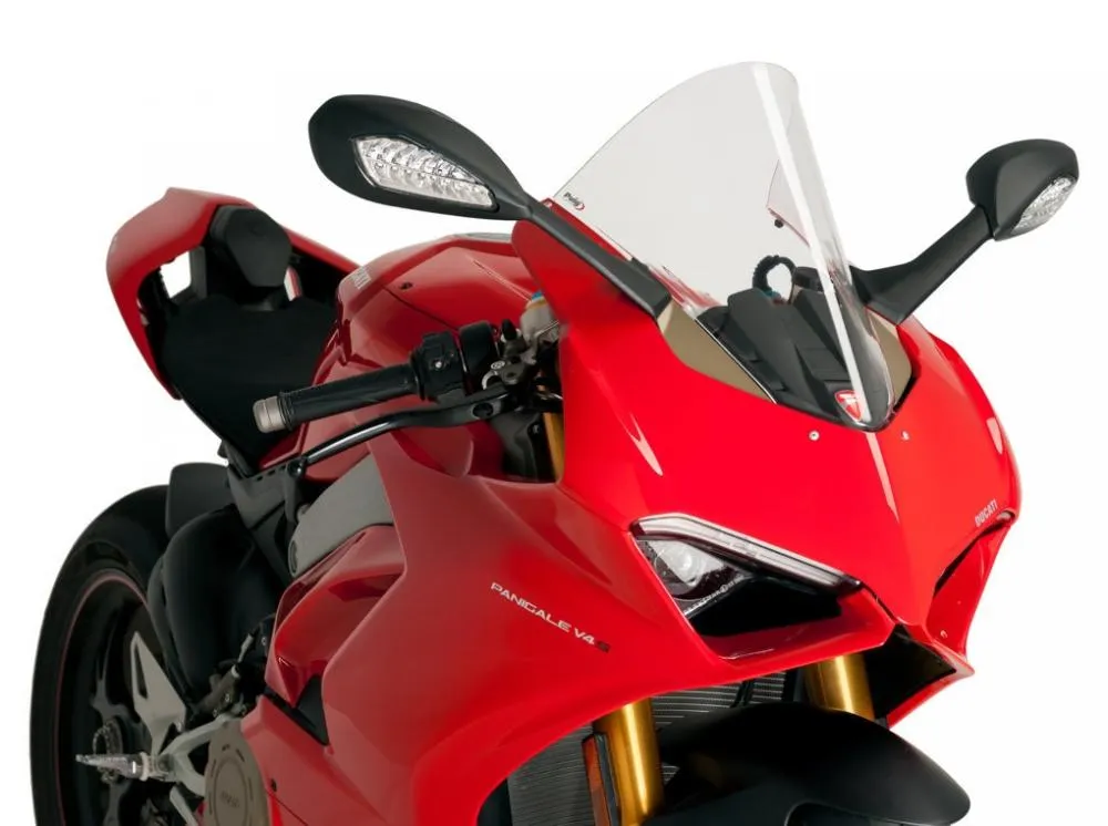 Puig_Verkleidungsscheibe_Transparent_9690W_Ductai_V4_2_neu Puig Racing Verkleidungsscheibe Transparent Ducati Panigale V4 2018-