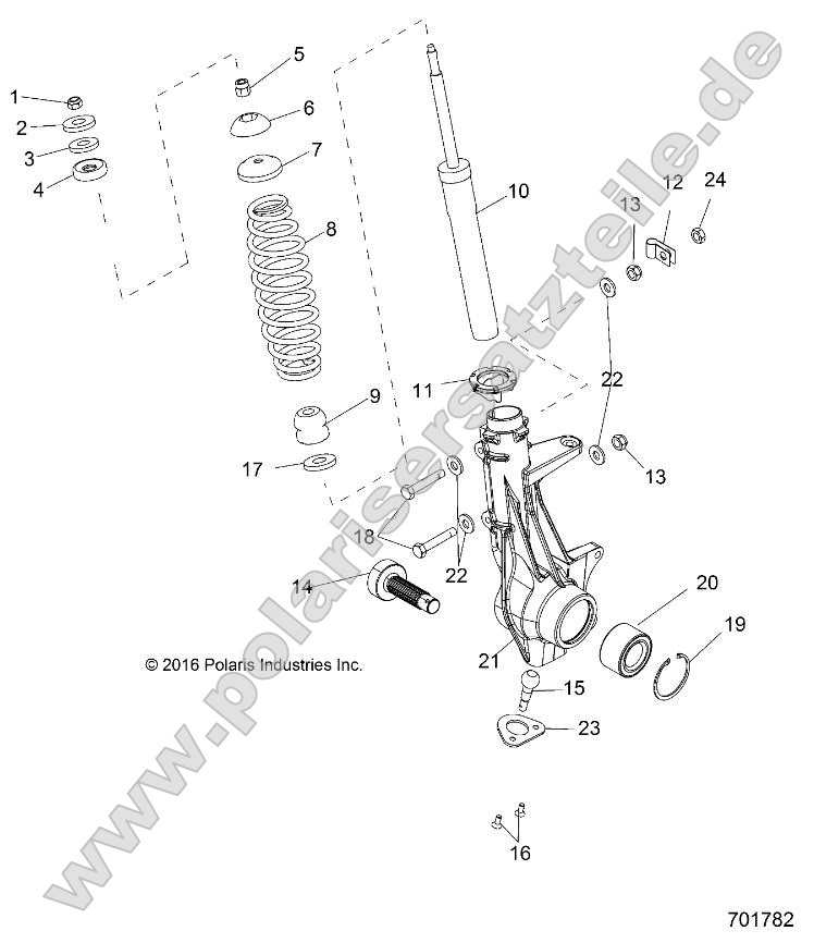 Suspension, Front Strut Suspension, Front Strut