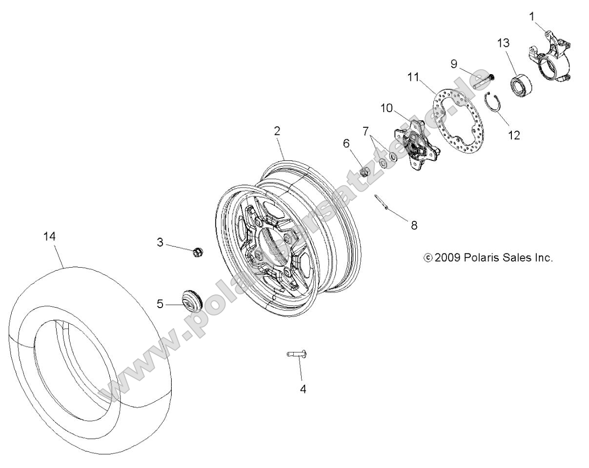 Wheels, Front and Hub Wheels, Front and Hub