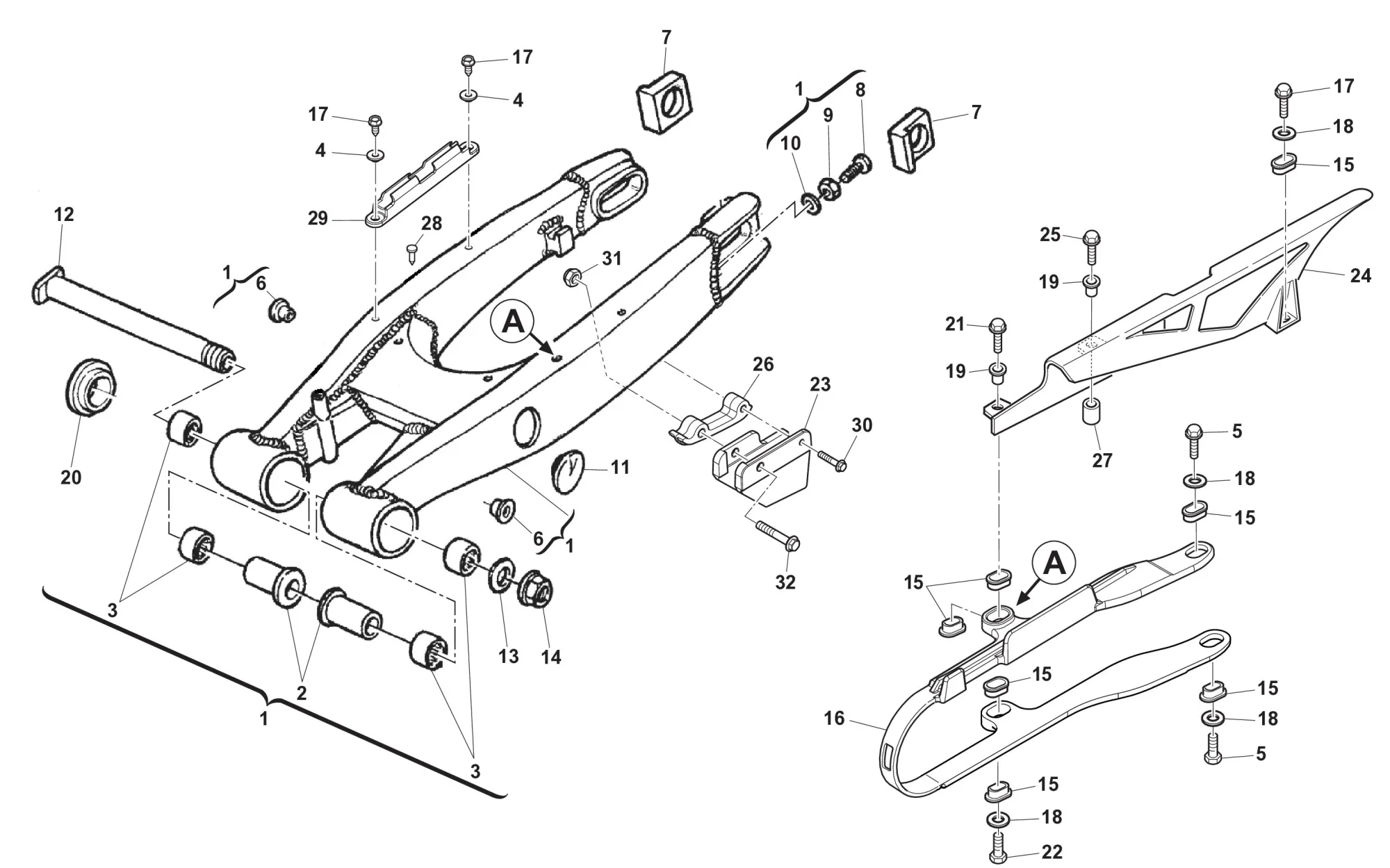 Hinterradschwinge Hinterradschwinge