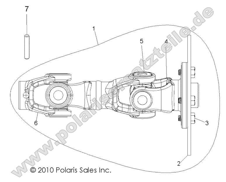 Drive Train, Rear Prop Shaft Drive Train, Rear Prop Shaft