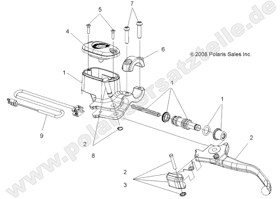 BRAKES, FRONT BRAKE LEVER and MASTER CYLINDER BRAKES, FRONT BRAKE LEVER and MASTER CYLINDER